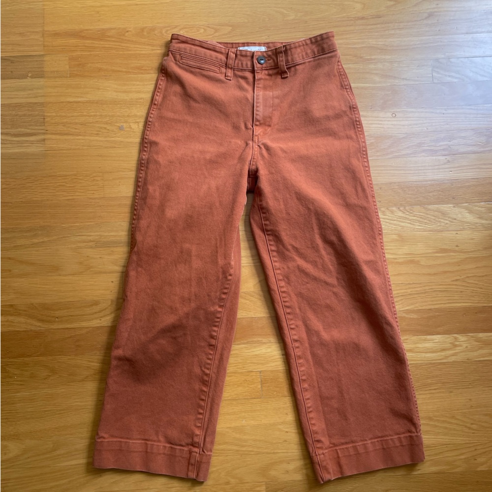 Madewell CROP Slim Emmett Wide-Leg Pants
